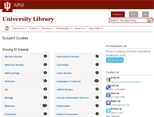 Tablet Screenshot of iupui.campusguides.com